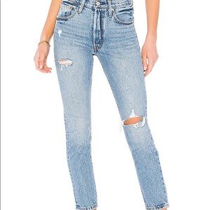Levis 501 Skinny Jeans in “Can’t Touch This”